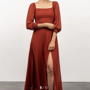 NWT Baltic Born Giselle Maxi dress, Rust, S